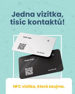 Jedna vizitka, tisíce kontaktů. Sdílejte své údaje okamžitě, bez papíru a bez zbytečných kroků 📲 NFC vizitka zaujme na...