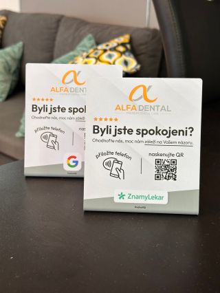 Recenze rozhodují 🦷⭐ Pomáhají získat nové zákazníky a zároveň udržet ty stávající. NFC stojánky zjednoduší cestu k...